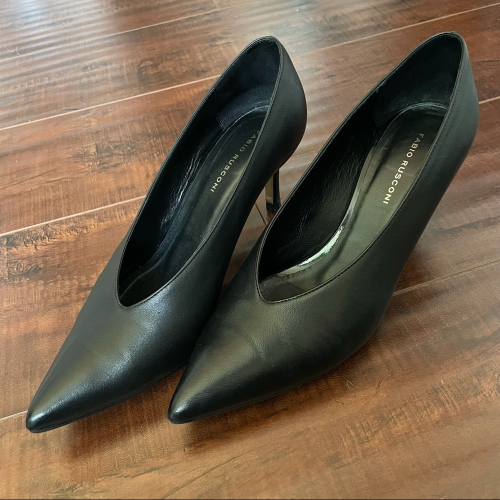 FABIO RUSCONI Leather Pumps